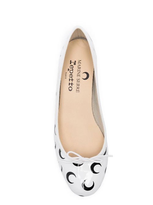 Moon printed leather Repetto Camille MARINE SERRE | WFW052ARLEA0031WH00